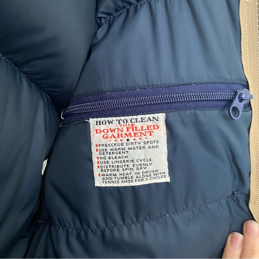 Vintage Down Puffer Vest -Small - Picture 3 of 4